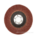 Aluminum oxide flap disc with fiberglass backing